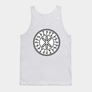 Odin's Protection No.2 (black white) Tank Top